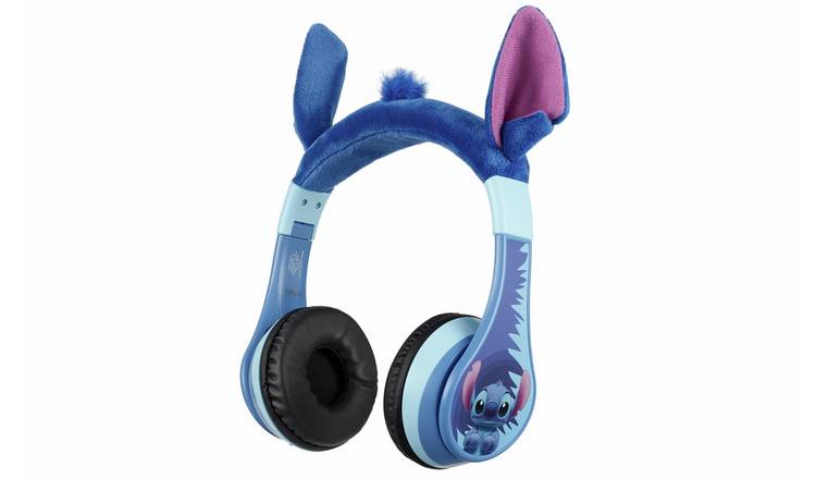 Disney Stitch 2-way Bluetooth Kids On Ear Headphone - Blue