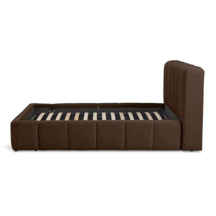Habitat Malone Double End Lift Ottoman Bed - Brown
