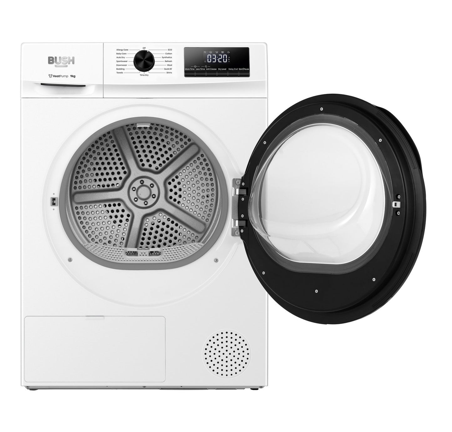 Bush TDHP9KG2025 9KG Heat Pump Tumble Dryer - White