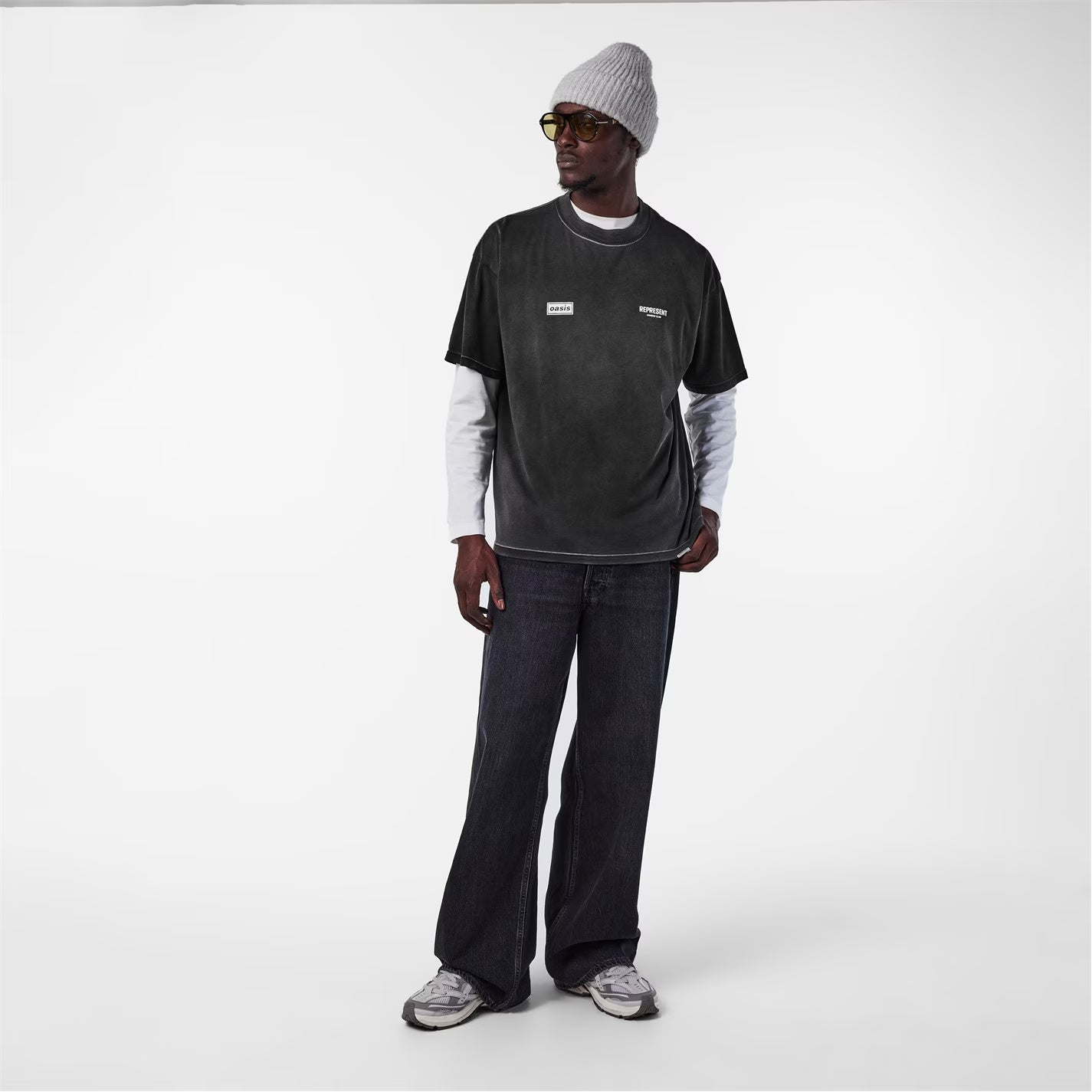 REPRESENT Men's X Oasis Owners Club Limited Edition Cotton Short Sleeve Oversized T-Shirts