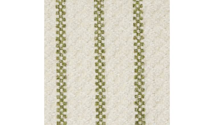 Habitat Stripe Green Flatweave Rug - 120x170cm