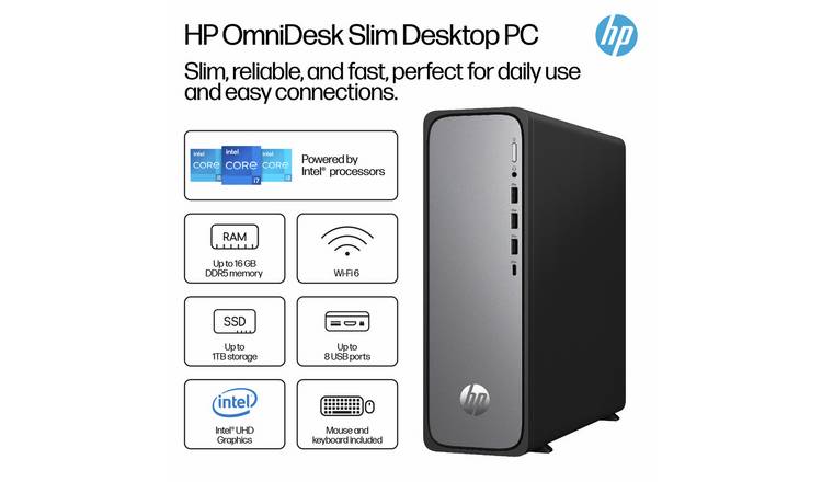 HP S03-0012na Intel Core i3 8GB 256GB Desktop PC