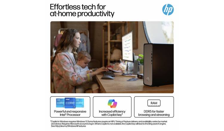 HP S03-0012na Intel Core i3 8GB 256GB Desktop PC