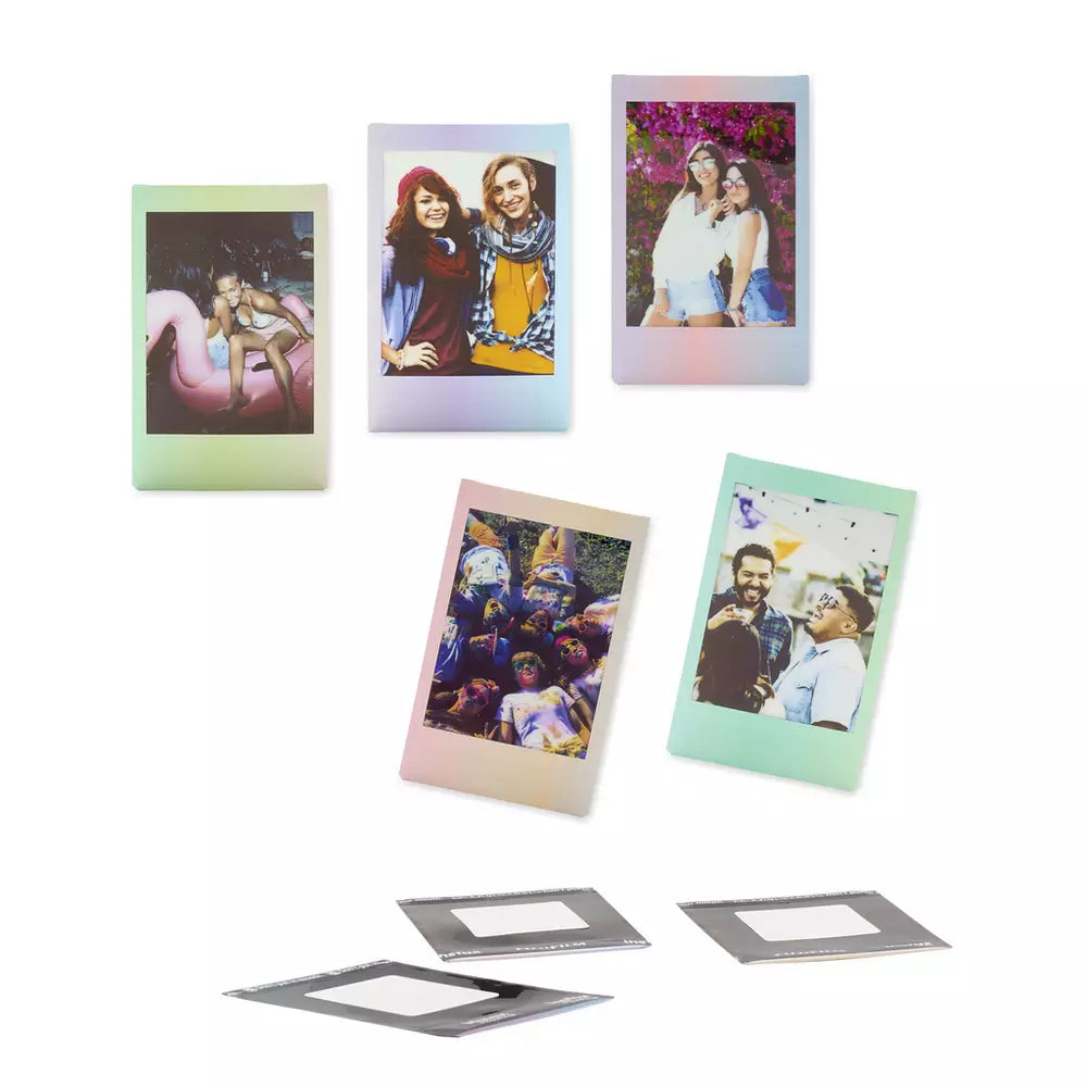 instax Mini 12 Instant Camera Bundle - Clay White