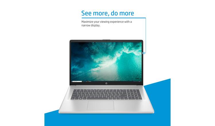 HP 17-cn3007na 17in Intel Core i3 8GB 512GB Laptop - Silver
