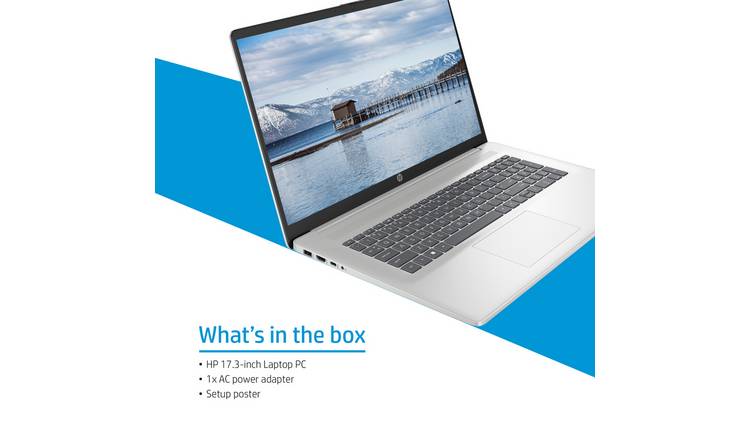HP 17-cn3007na 17in Intel Core i3 8GB 512GB Laptop - Silver