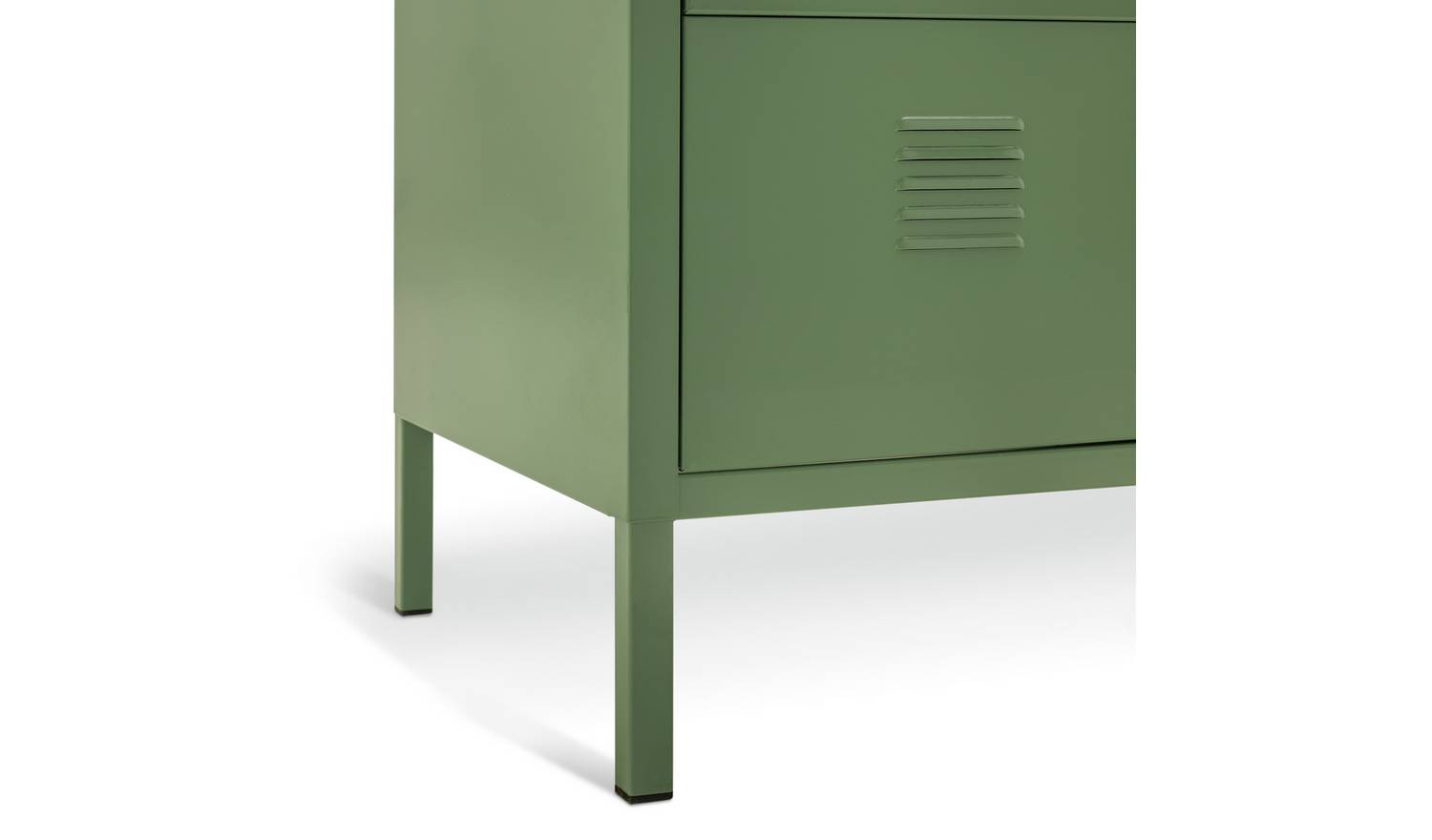 Habitat Stevie 3 Drawer Chest - Green