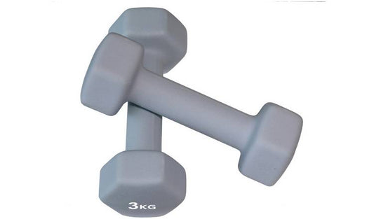 Pro Fitness Neoprene Dumbbells - 2 x 3kg