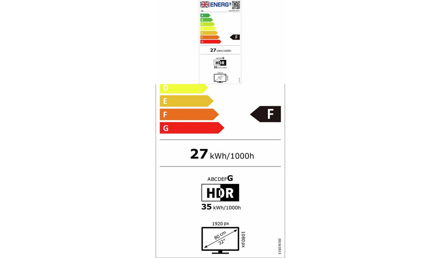 TCL 32 Inch 32SF560-UK Smart FHD HDR QLED Freely TV