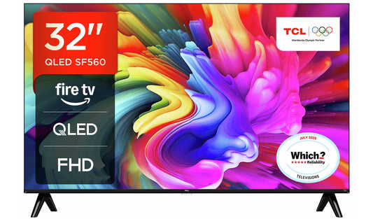 TCL 32 Inch 32SF560-UK Smart FHD HDR QLED Freely TV