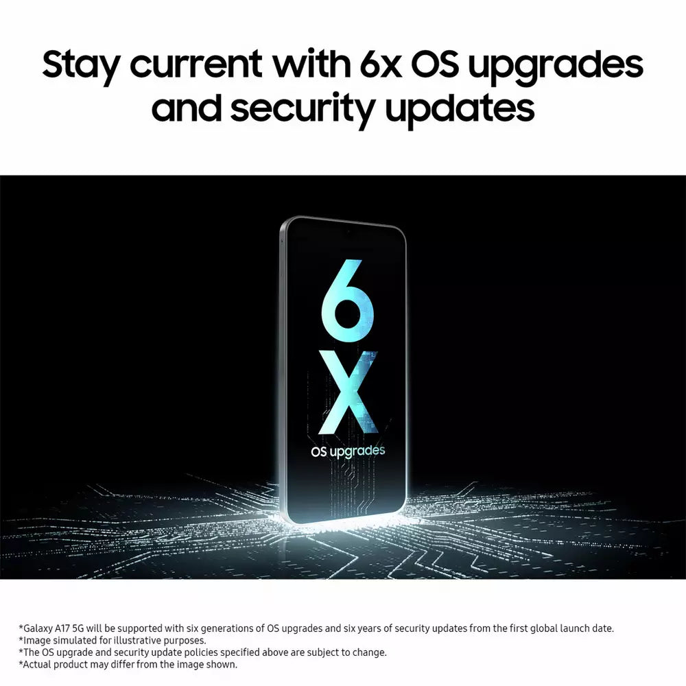 SIM Free Samsung Galaxy A17 5G 128GB AI Mobile Phone - Grey