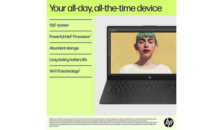 HP 15-fd0062na 15in Intel Core i5 8GB 512GB Laptop - Black
