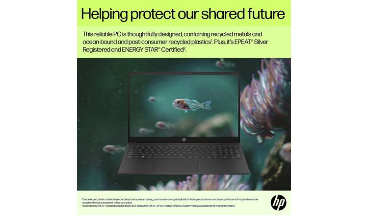 HP 15-fd0062na 15in Intel Core i5 8GB 512GB Laptop - Black