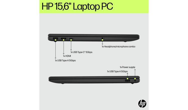 HP 15-fd0062na 15in Intel Core i5 8GB 512GB Laptop - Black