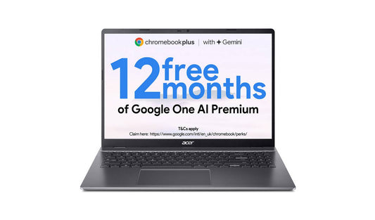 Acer CB516-1H 16in i3 8GB 128GB Chromebook Plus - Grey