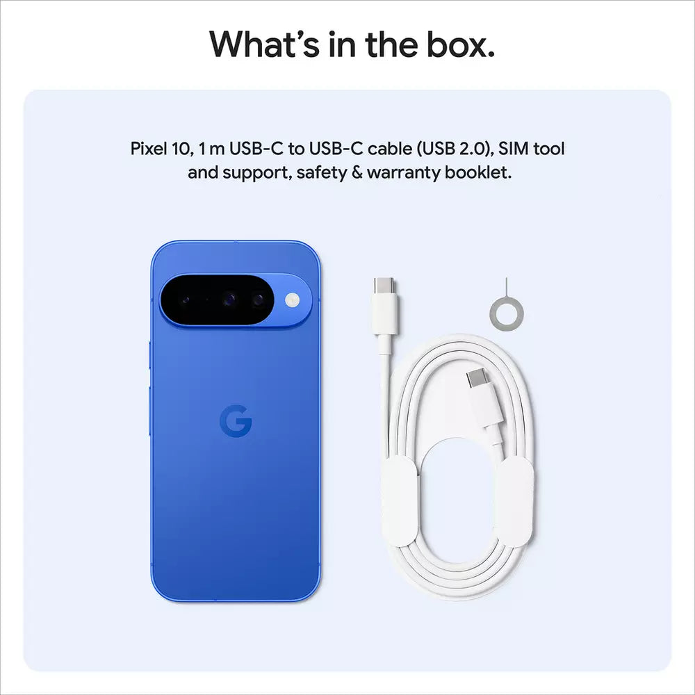 SIM Free Google Pixel 10 5G 128GB AI Mobile Phone - Obsidian