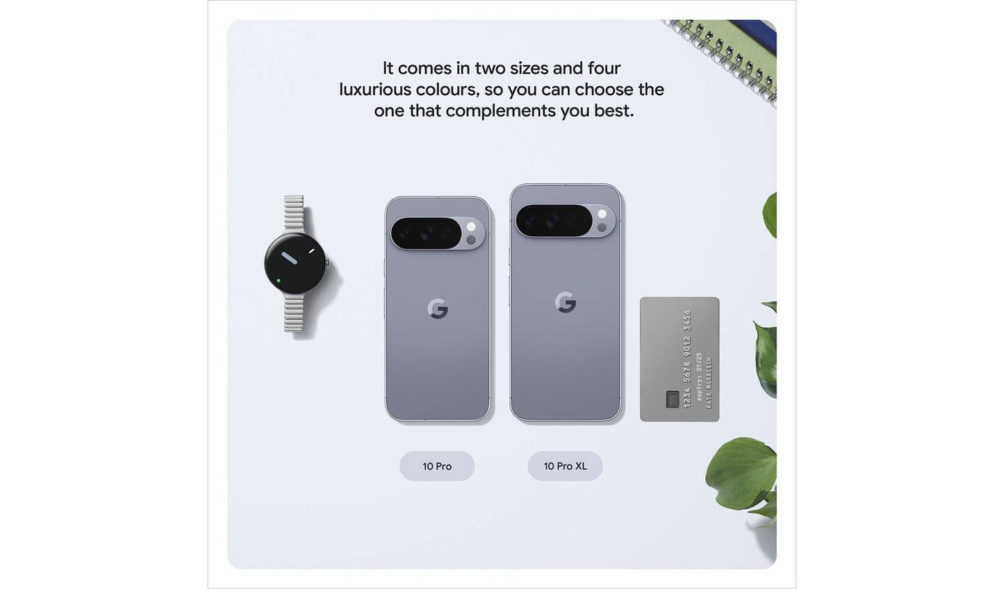 SIM Free Google Pixel 10 Pro 5G 256GB AI Phone - Obsidian