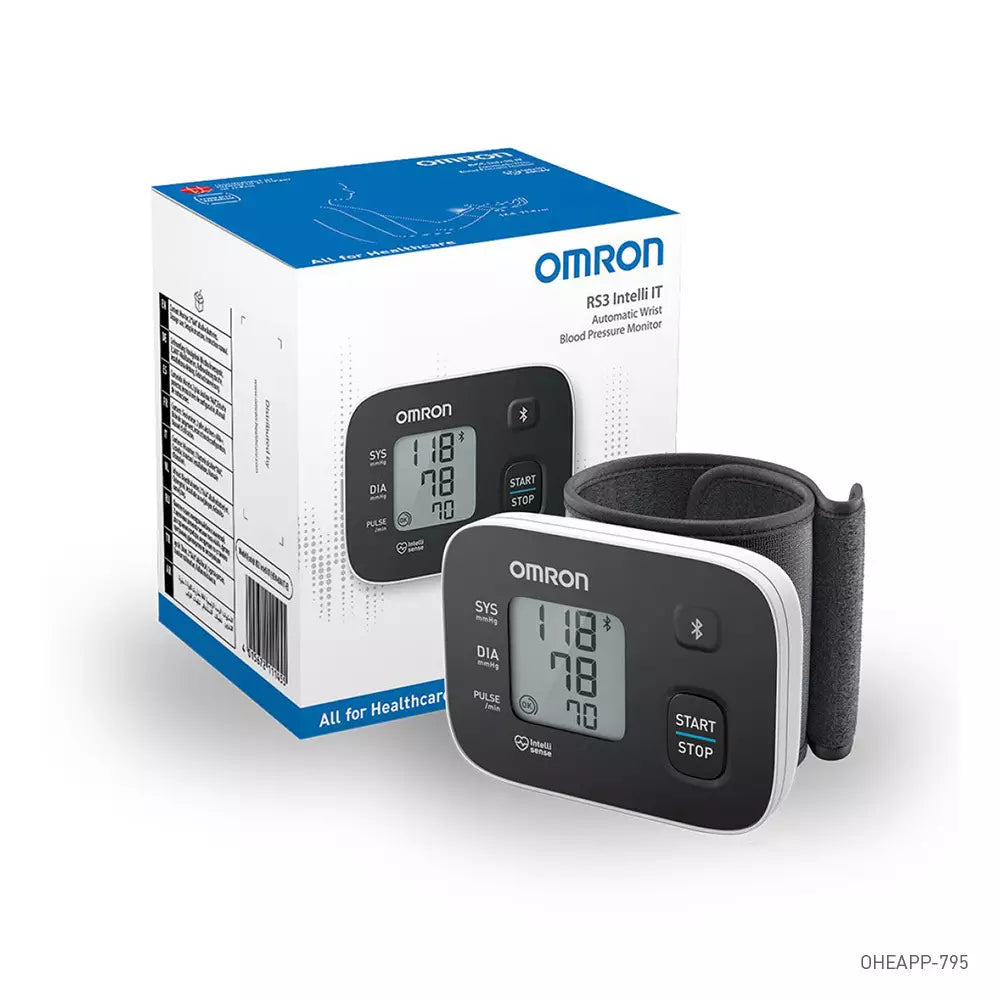 Omron RS3 Connected Wrist Blood Pressure Monitor