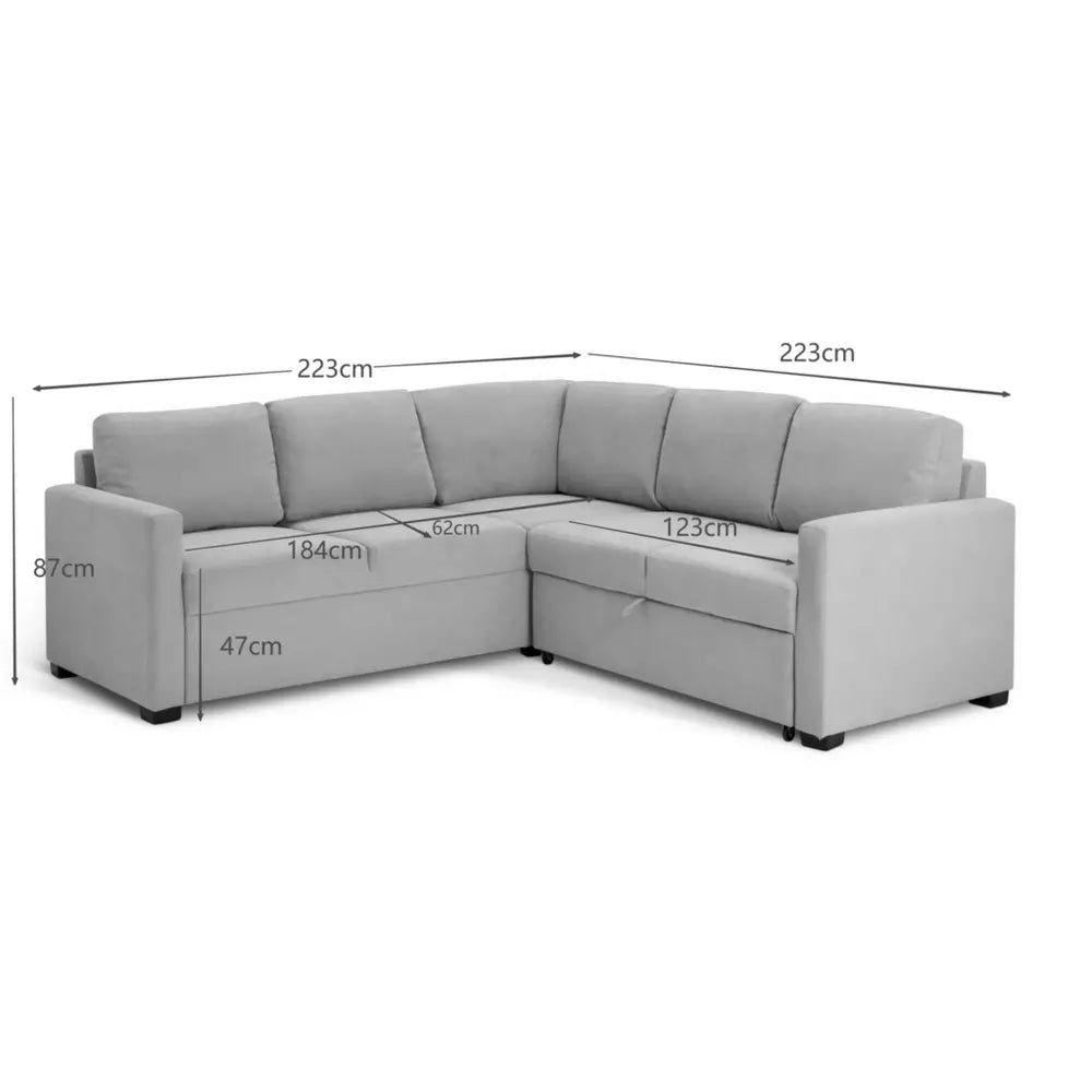 Habitat Reagan Fabric Corner Sofa Bed - Navy