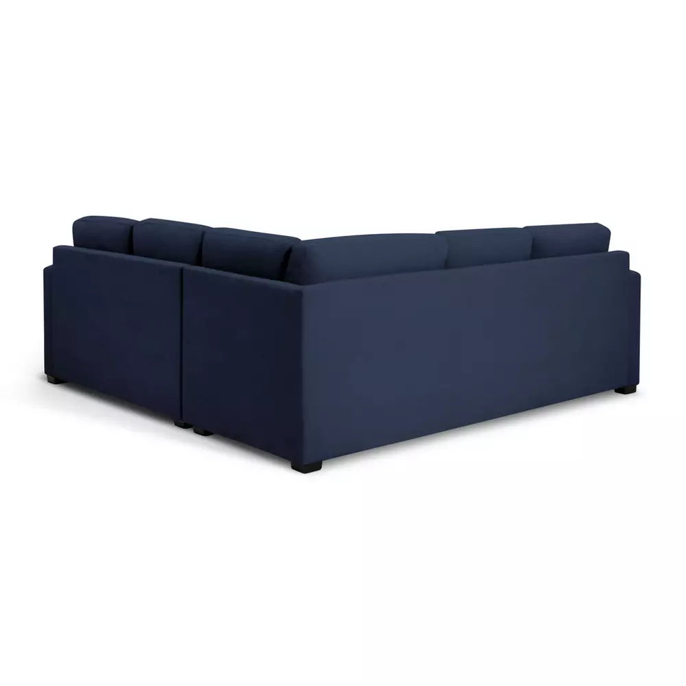 Habitat Reagan Fabric Corner Sofa Bed - Navy