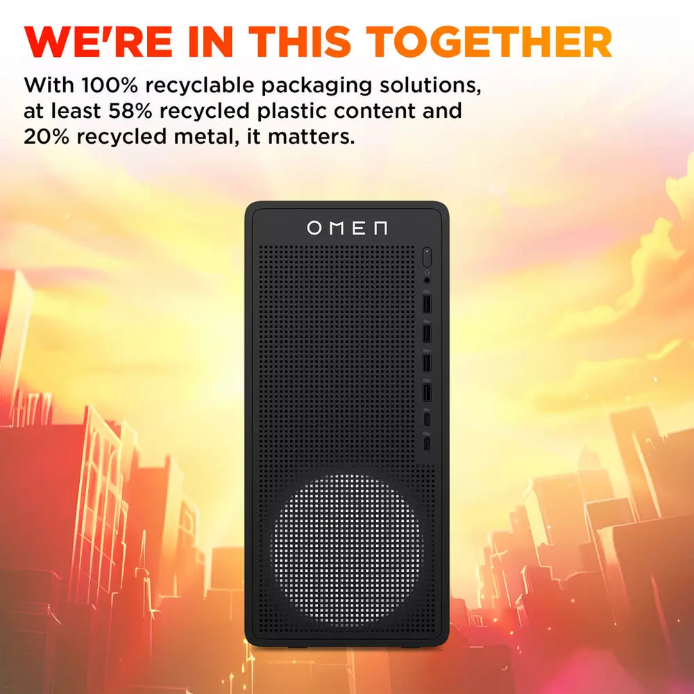 HP Omen R5 16GB 1TB RTX5060 Gaming Desktop PC
