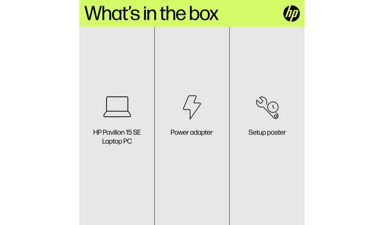 HP 15-fd0073na 15.6in Intel Core i3 8GB 512GB Laptop