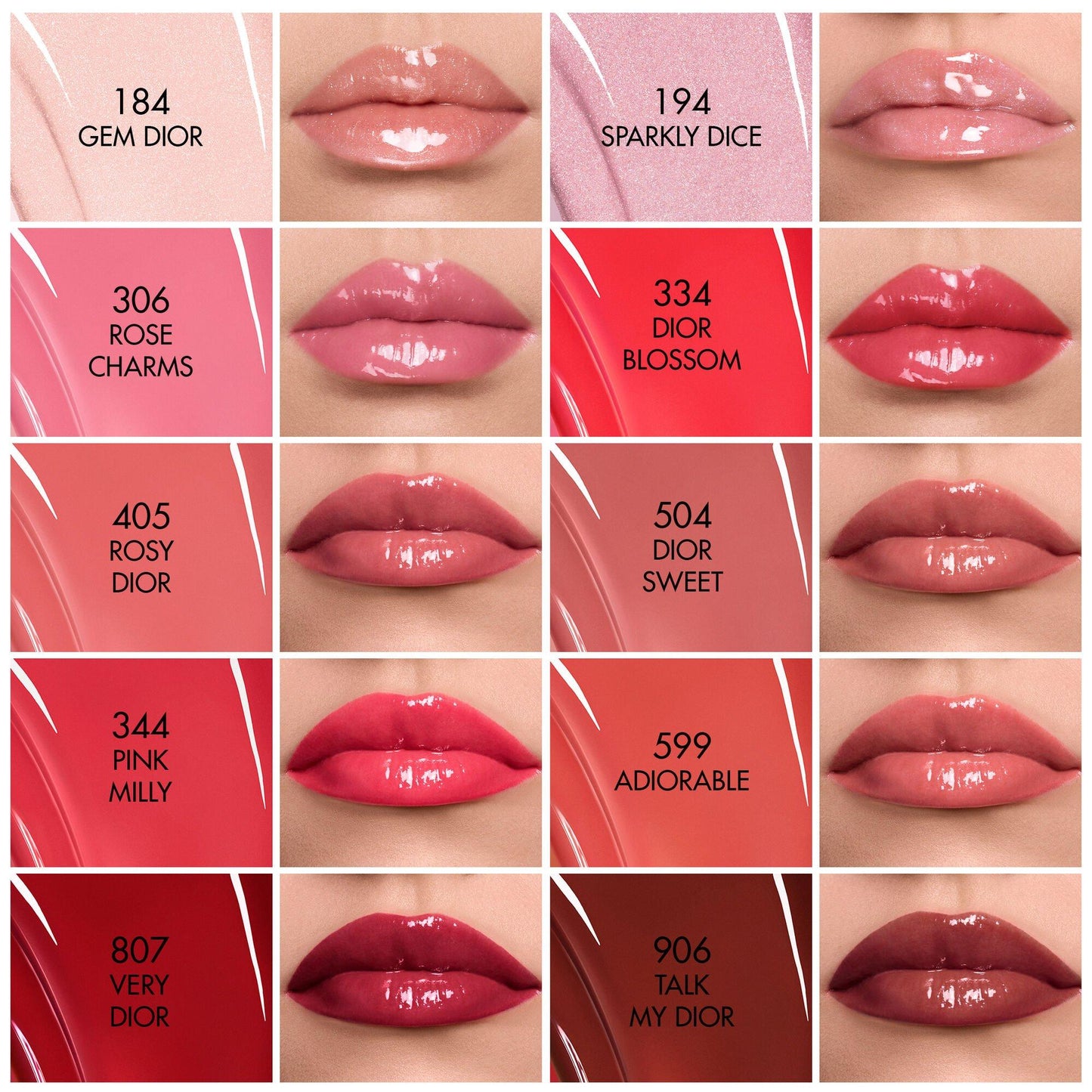 DIOR Dior Addict Glass Lipstick Refill Ultra-Shine and Hydrating Lip Gloss Stick