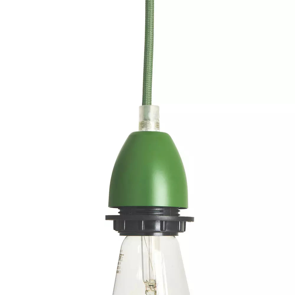 Habitat Metal Pendant Light - Green