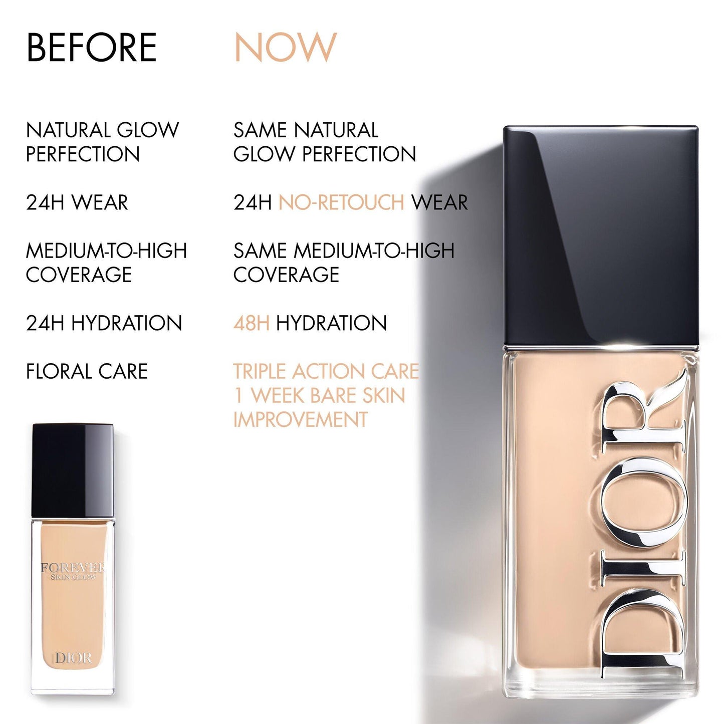 DIOR Dior Forever Skin Glow Foundation - 24h Wear Radiant Finish