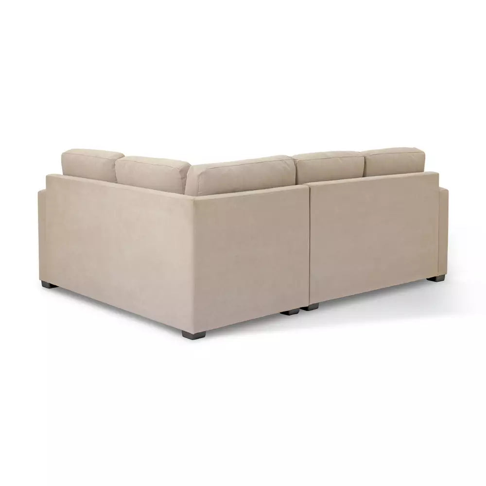 Habitat Reagan Fabric Right Hand Corner Sofa Bed - Natural