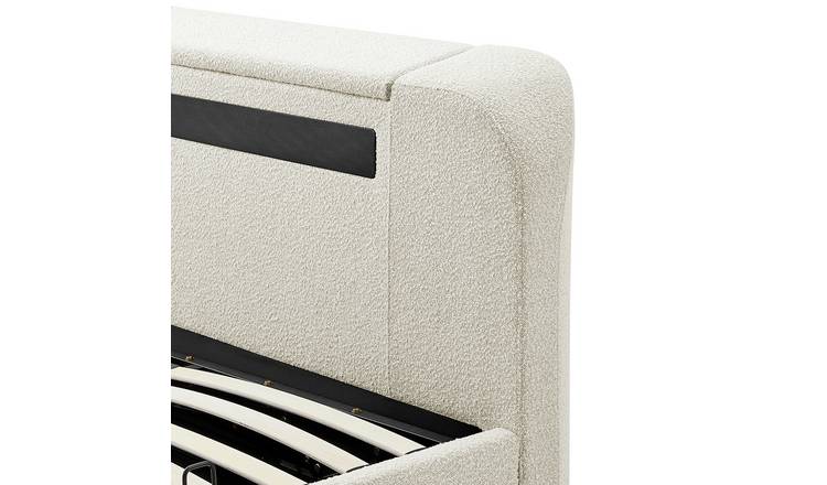 Koble Wafer Kingsize Smart TV Bed - Cream