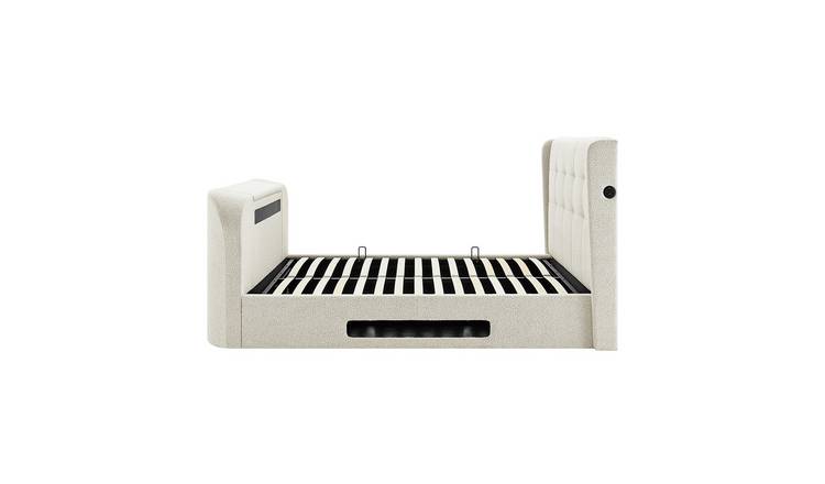 Koble Wafer Kingsize Smart TV Bed - Cream