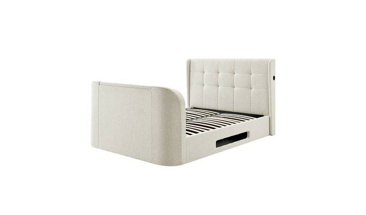 Koble Wafer Kingsize Smart TV Bed - Cream