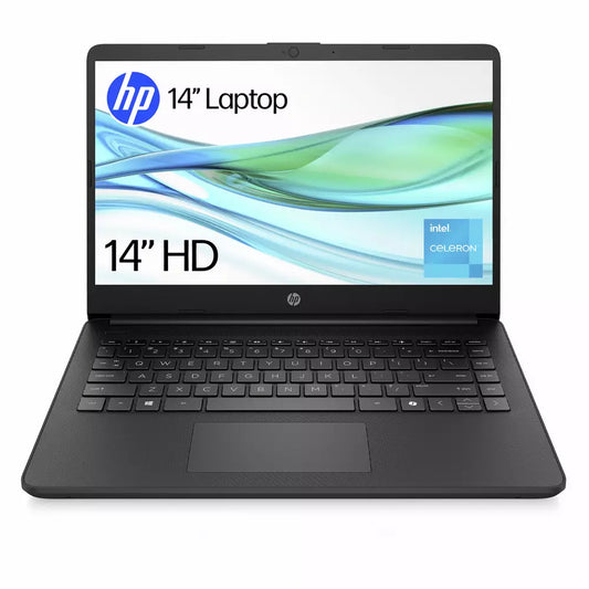 HP 14s-dq3001na 14in Intel Celeron 4GB 64GB Laptop - Black