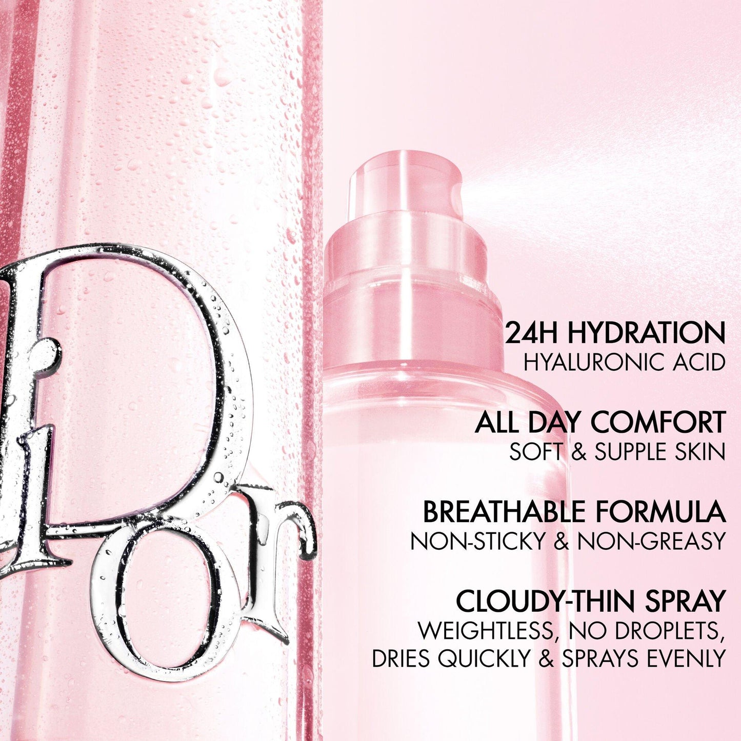DIOR Dior Backstage Airflash Mist Multi-use makeup setting mist - 24h Wear and Hydration 100ml