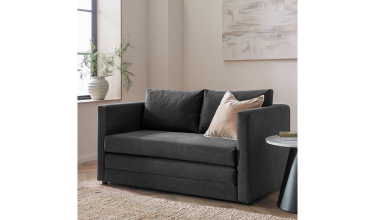 Argos Home Lucy Fabric Sofa Bed - Charcoal