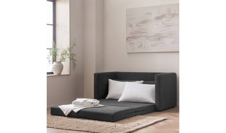Argos Home Lucy Fabric Sofa Bed - Charcoal