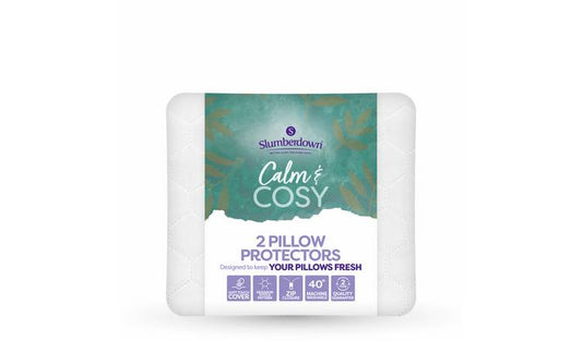 Slumberdown Calm & Cosy Pair of Pillow Protectors