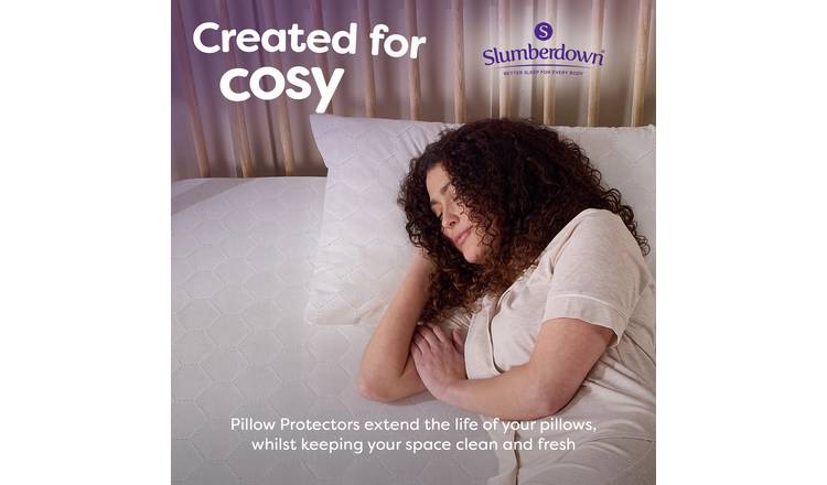 Slumberdown Calm & Cosy Pair of Pillow Protectors