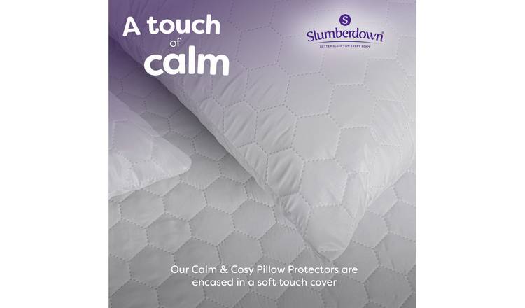 Slumberdown Calm & Cosy Pair of Pillow Protectors