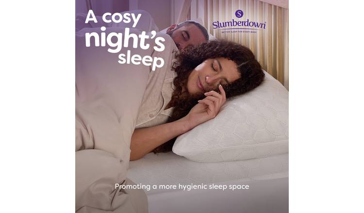 Slumberdown Calm & Cosy Pair of Pillow Protectors