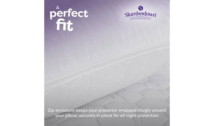 Slumberdown Calm & Cosy Pair of Pillow Protectors