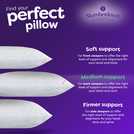 Slumberdown Calm & Cosy Medium Pillow - 2 Pack