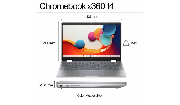 HP 14b-cd0000na 14in i3 N305 8GB 256GB Chromebook