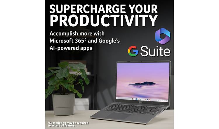Acer CB516-1H 16in Intel i5 8GB 256GB Chromebook Plus