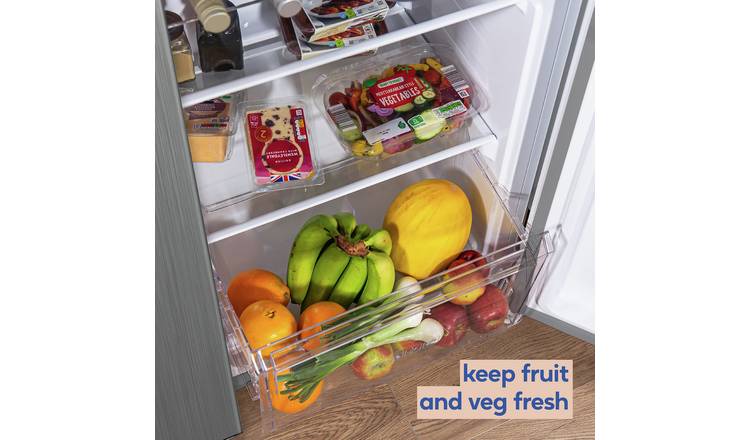Russell Hobbs RH90AFF201SS American Fridge Freezer - S/Steel