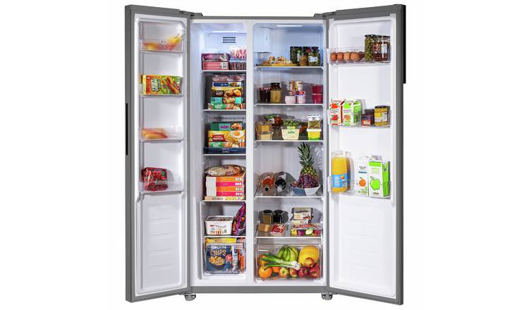 Russell Hobbs RH90AFF201SS American Fridge Freezer - S/Steel