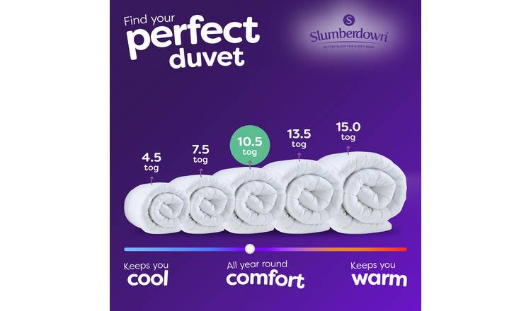 Slumberdown Calm & Cosy 10.5 Tog Duvet - Single