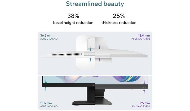 ASUS V400 AiO 27in Intel i5 16GB 512GB All-in-One PC