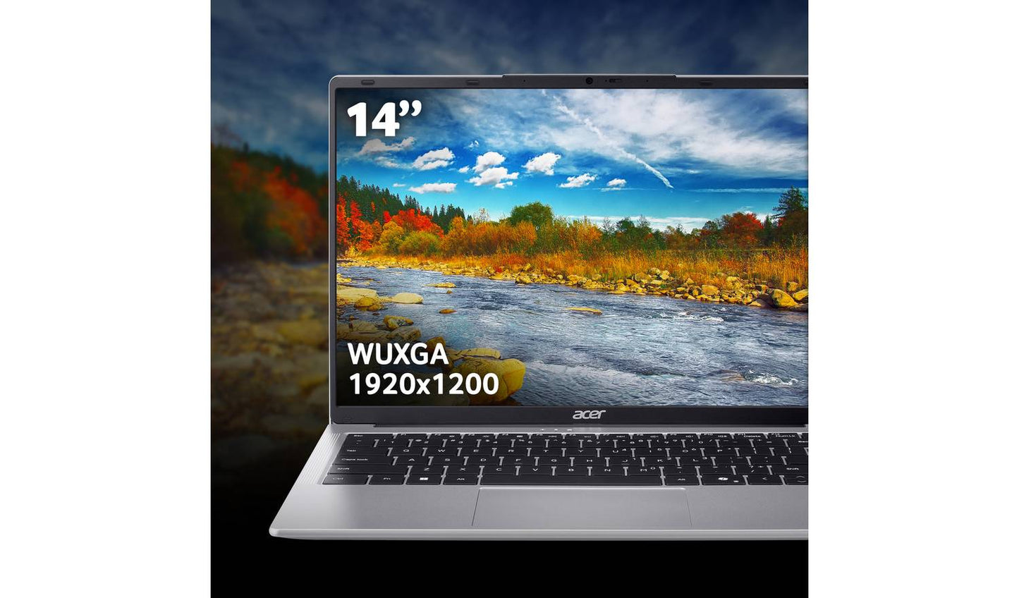 Acer Aspire Lite 14 14in Intel N 4GB 128GB Laptop - Silver